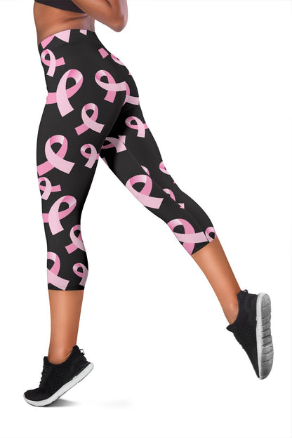 Breast Cancer Awareness Design Women Capris