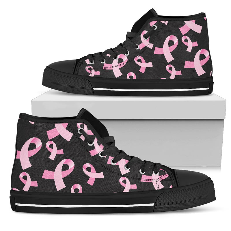 Breast Cancer Awareness Design Women High Top Shoes