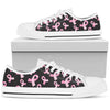 Breast Cancer Awareness Design Women Low Top Shoes