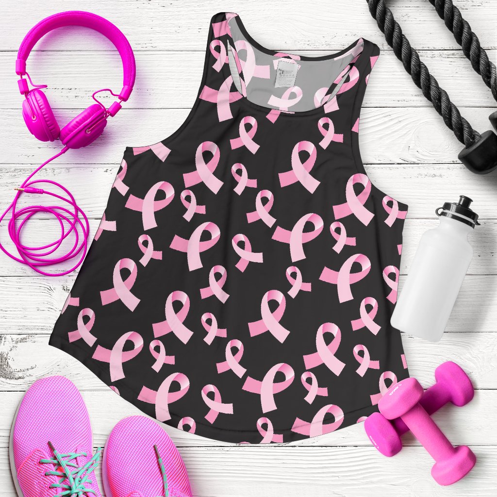 Breast Cancer Awareness Design Women Racerback Tank Top