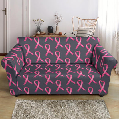 Breast Cancer Awareness Pattern Loveseat Slipcover-JTAMIGO.COM