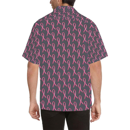 Breast Cancer Awareness Pattern Men Aloha Hawaiian Shirt