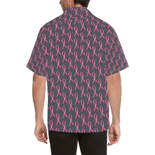 Breast Cancer Awareness Pattern Men Aloha Hawaiian Shirt