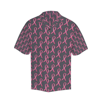 Breast Cancer Awareness Pattern Men Aloha Hawaiian Shirt