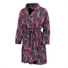 Breast Cancer Awareness Pattern Men Bath Robe-JTAMIGO.COM