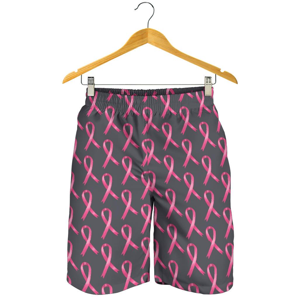 Breast Cancer Awareness Pattern Mens Shorts-JTAMIGO.COM
