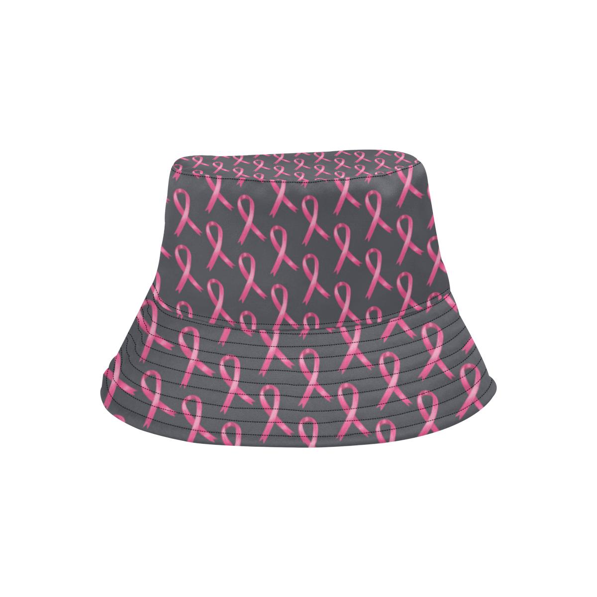 Breast Cancer Awareness Pattern Unisex Bucket Hat