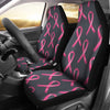Breast Cancer Awareness Pattern Universal Fit Car Seat Covers