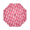 Breast Cancer Awareness Symbol Automatic Foldable Umbrella