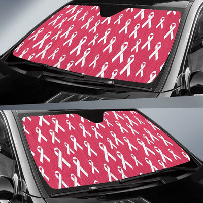 Breast Cancer Awareness Symbol Car Sun Shade For Windshield