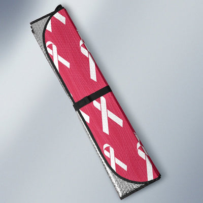Breast Cancer Awareness Symbol Car Sun Shade For Windshield