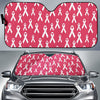 Breast Cancer Awareness Symbol Car Sun Shade For Windshield