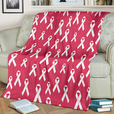 Breast Cancer Awareness Symbol Fleece Blanket