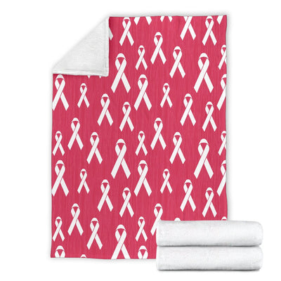 Breast Cancer Awareness Symbol Fleece Blanket