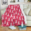 Breast Cancer Awareness Symbol Fleece Blanket