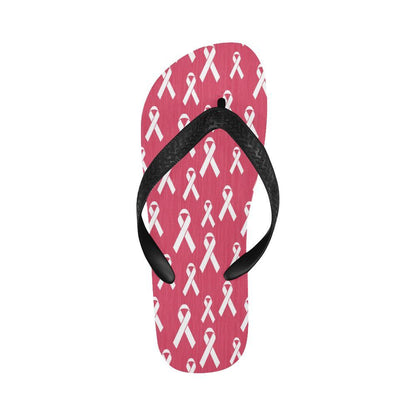 Breast Cancer Awareness Symbol Flip Flops-JTAMIGO.COM