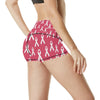 Breast Cancer Awareness Symbol High Waisted Spandex Shorts-JTAMIGO.COM