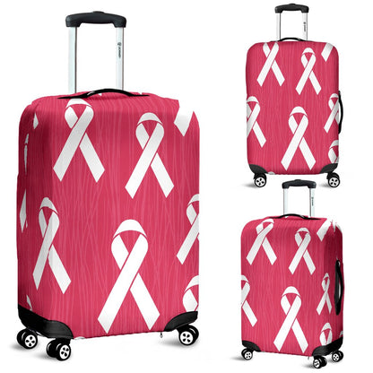 Breast Cancer Awareness Symbol Luggage Cover Protector