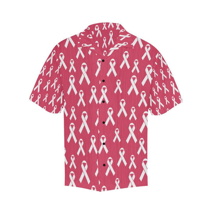 Breast Cancer Awareness Symbol Men Aloha Hawaiian Shirt