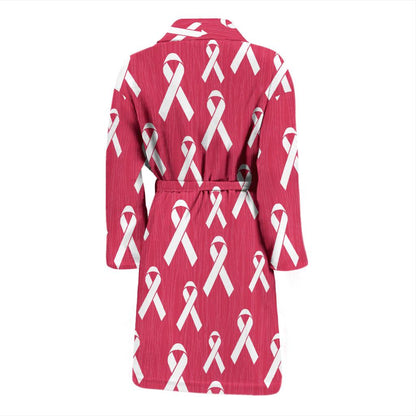 Breast Cancer Awareness Symbol Men Bath Robe-JTAMIGO.COM