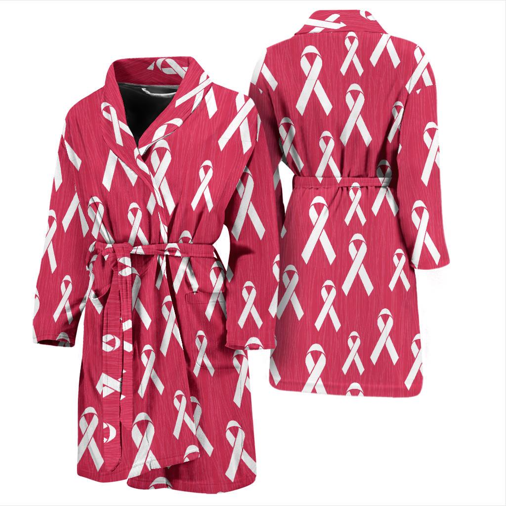 Breast Cancer Awareness Symbol Men Bath Robe-JTAMIGO.COM
