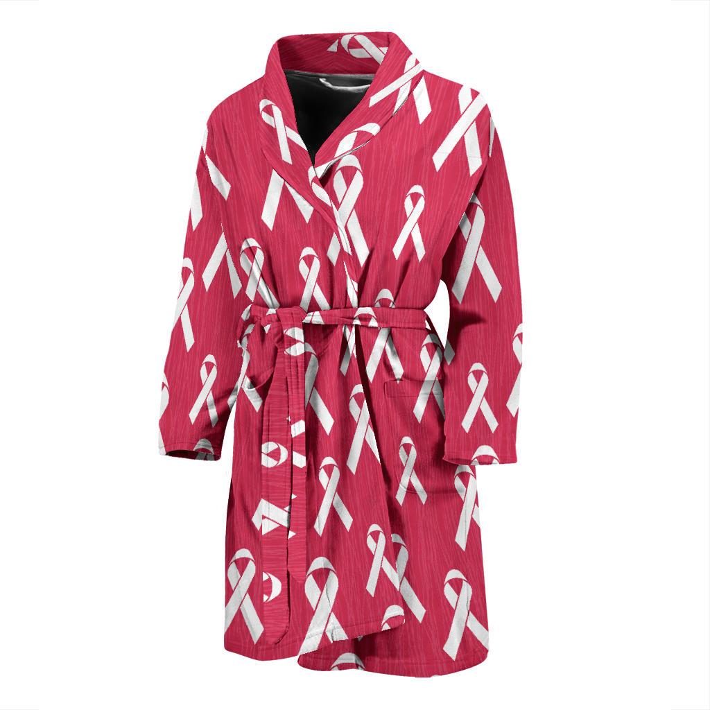 Breast Cancer Awareness Symbol Men Bath Robe-JTAMIGO.COM