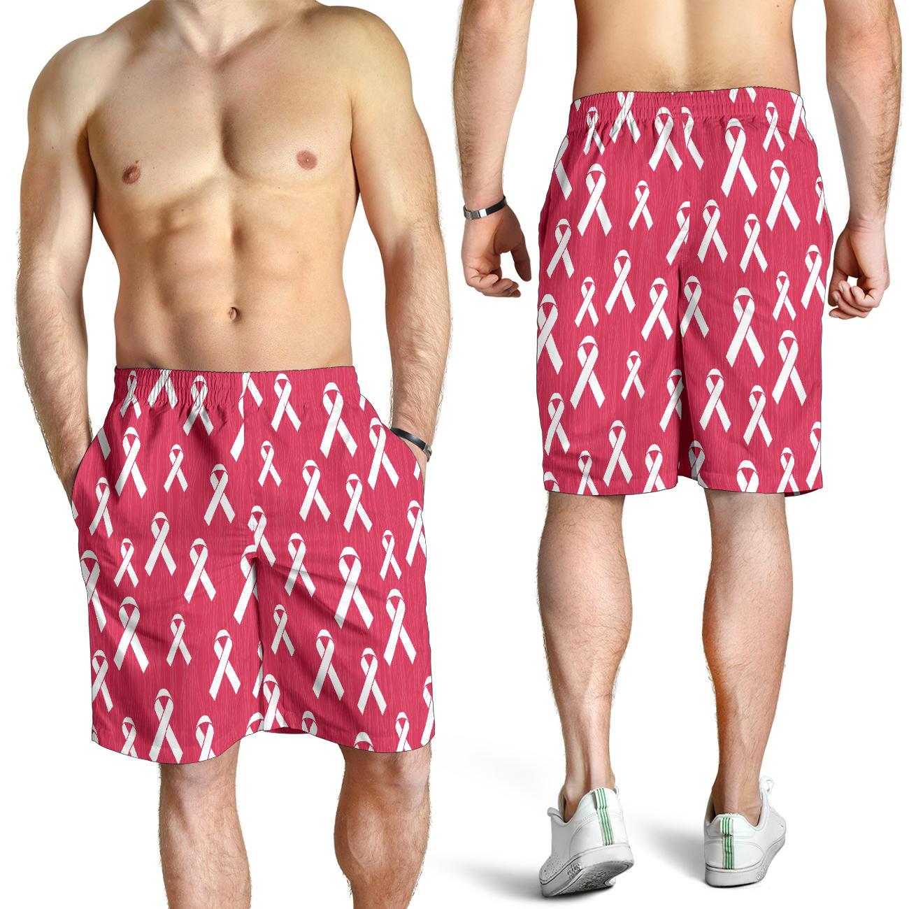Breast Cancer Awareness Symbol Mens Shorts-JTAMIGO.COM