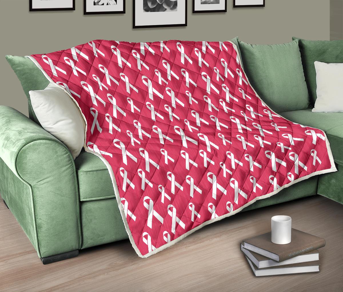 Breast Cancer Awareness Symbol Premium Quilt-JTAMIGO.COM