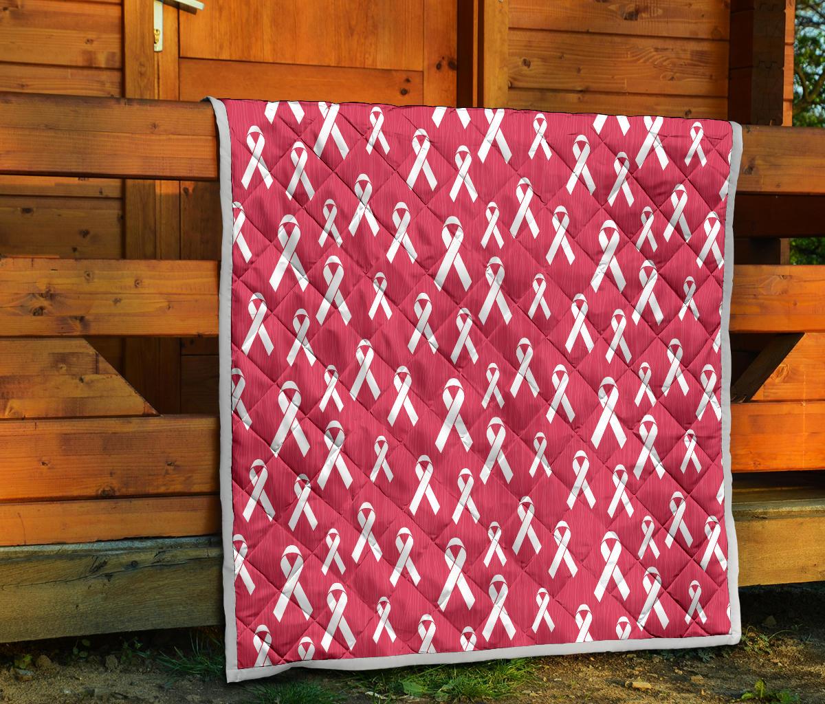 Breast Cancer Awareness Symbol Premium Quilt-JTAMIGO.COM