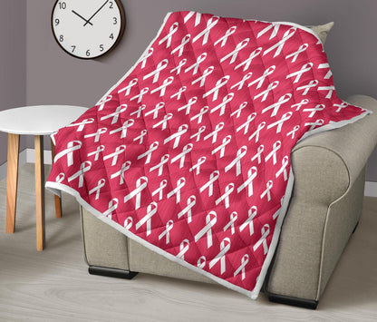 Breast Cancer Awareness Symbol Premium Quilt-JTAMIGO.COM