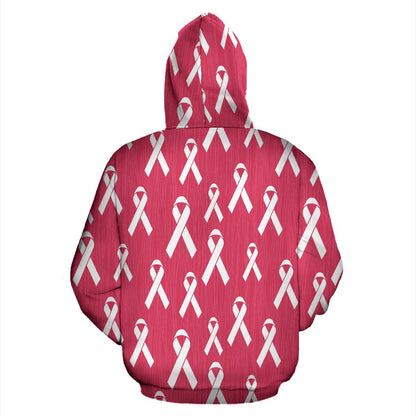 Breast Cancer Awareness Symbol Pullover Hoodie