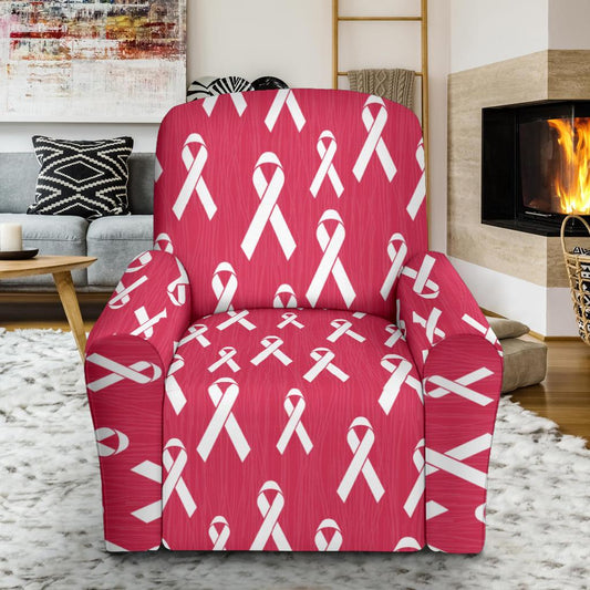 Breast Cancer Awareness Symbol Single Sofa Slipcover -JTAMIGO.COM