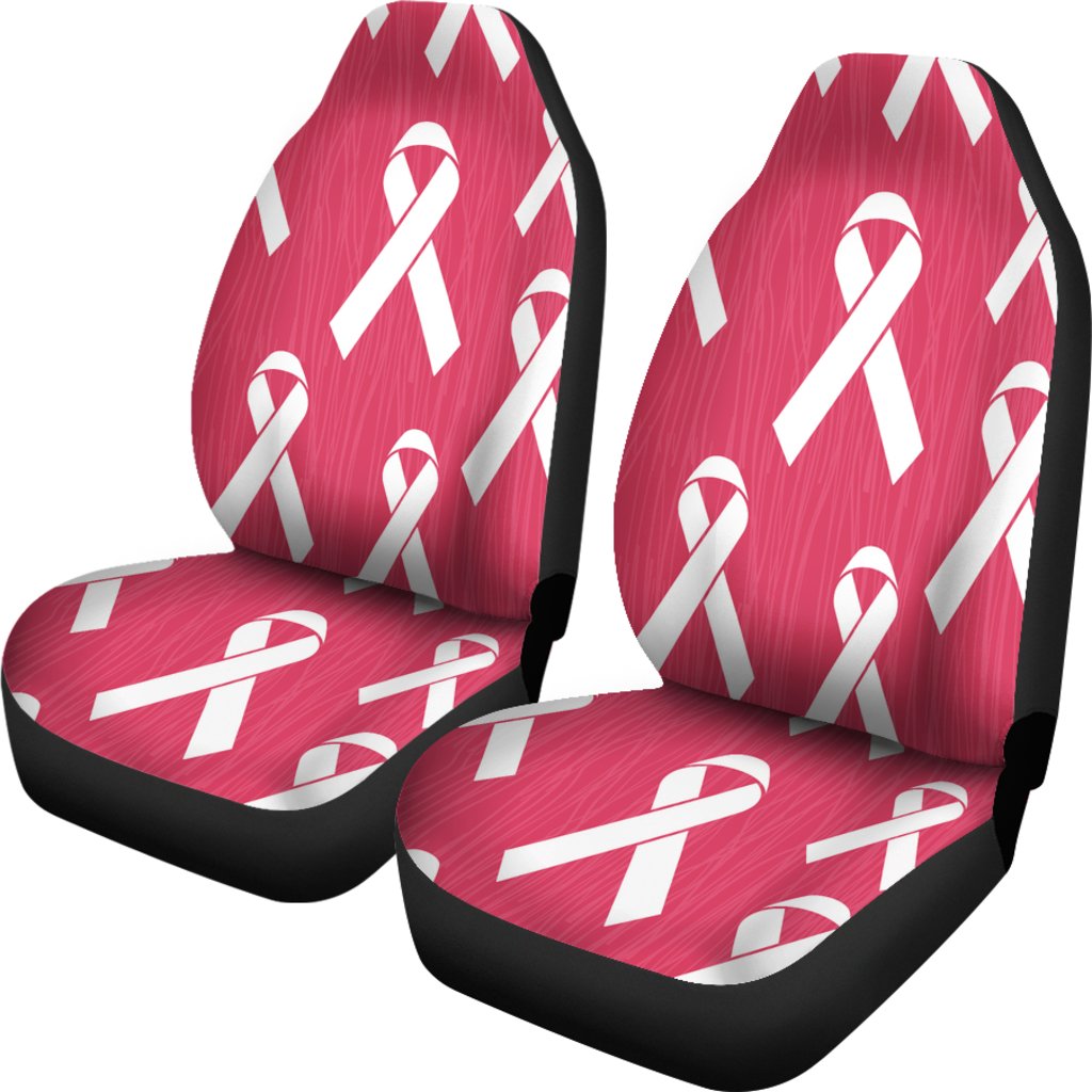Breast Cancer Awareness Symbol Universal Fit Car Seat Covers