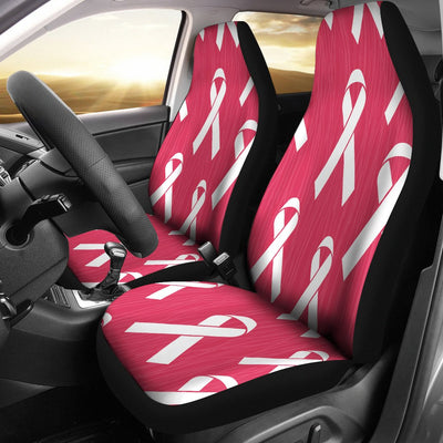 Breast Cancer Awareness Symbol Universal Fit Car Seat Covers