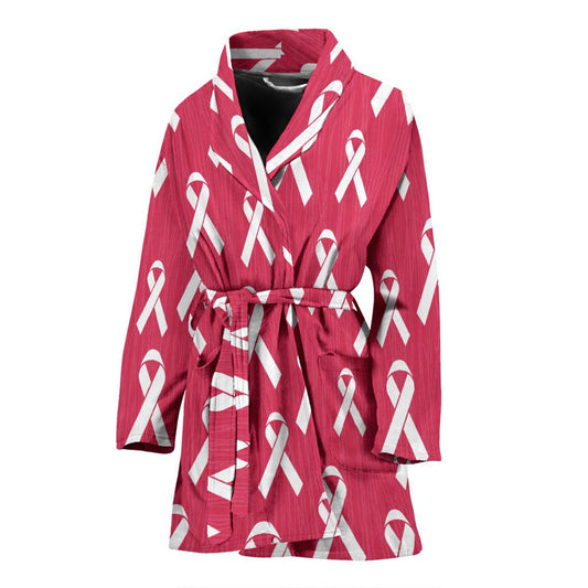 Breast Cancer Awareness Symbol Women Bath Robe-JTAMIGO.COM