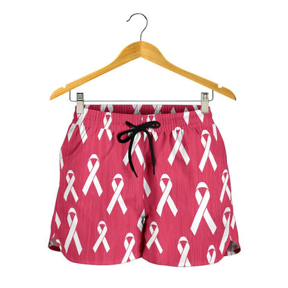 Breast Cancer Awareness Symbol Women Shorts-JTAMIGO.COM
