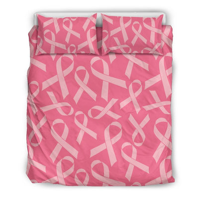 Breast Cancer Awareness Themed Duvet Cover Bedding Set
