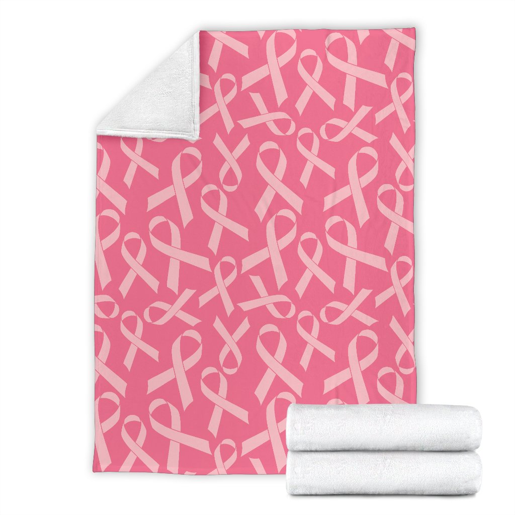 Breast Cancer Awareness Themed Fleece Blanket