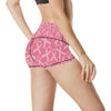 Breast Cancer Awareness Themed High Waisted Spandex Shorts-JTAMIGO.COM