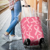 Breast Cancer Awareness Themed Luggage Cover Protector