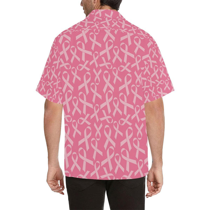 Breast Cancer Awareness Themed Men Aloha Hawaiian Shirt