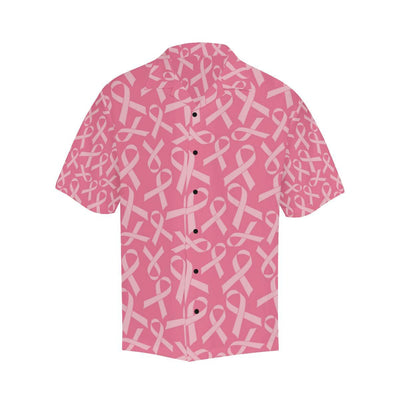 Breast Cancer Awareness Themed Men Aloha Hawaiian Shirt