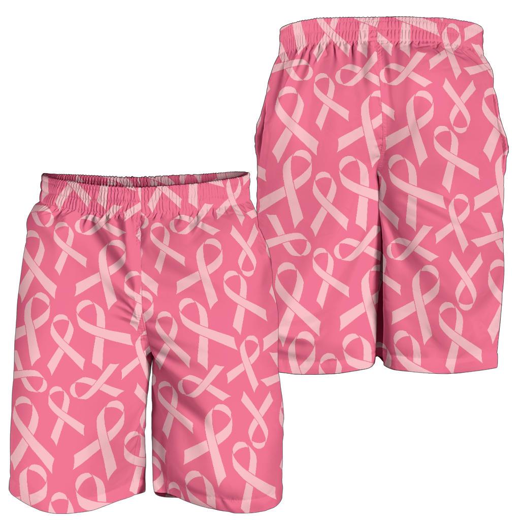 Breast Cancer Awareness Themed Mens Shorts-JTAMIGO.COM