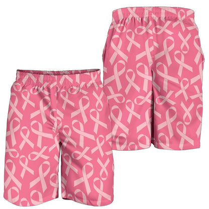 Breast Cancer Awareness Themed Mens Shorts-JTAMIGO.COM