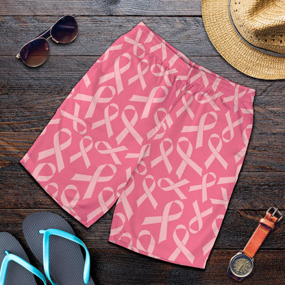 Breast Cancer Awareness Themed Mens Shorts-JTAMIGO.COM