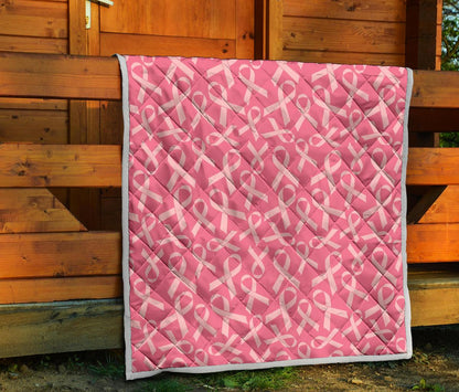 Breast Cancer Awareness Themed Premium Quilt-JTAMIGO.COM
