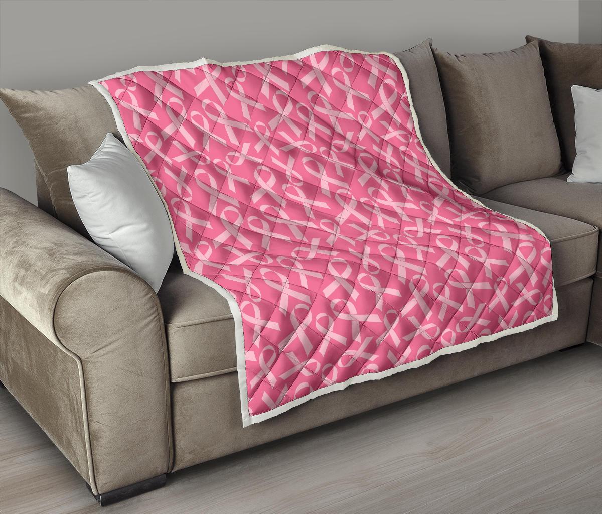 Breast Cancer Awareness Themed Premium Quilt-JTAMIGO.COM