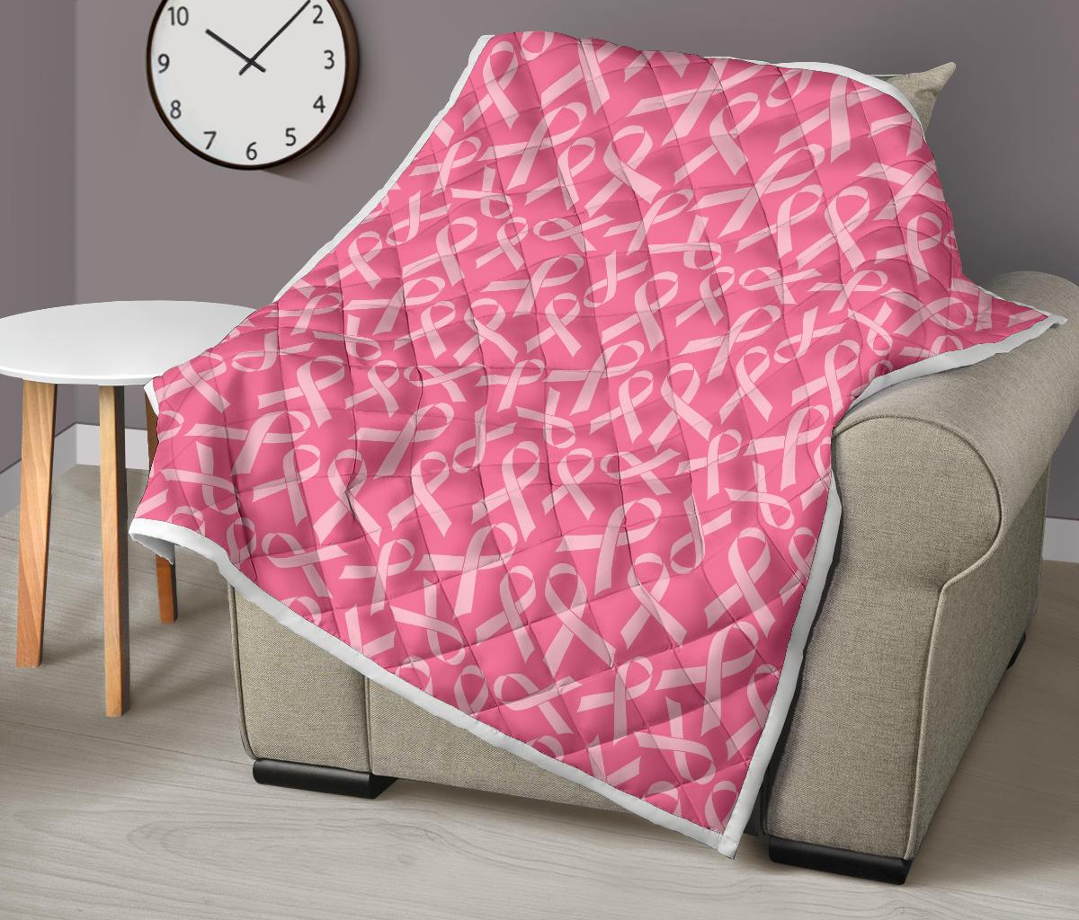 Breast Cancer Awareness Themed Premium Quilt-JTAMIGO.COM