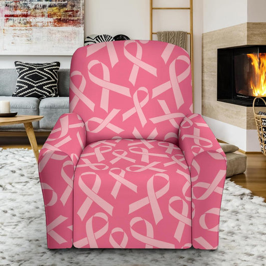 Breast Cancer Awareness Themed Single Sofa Slipcover -JTAMIGO.COM
