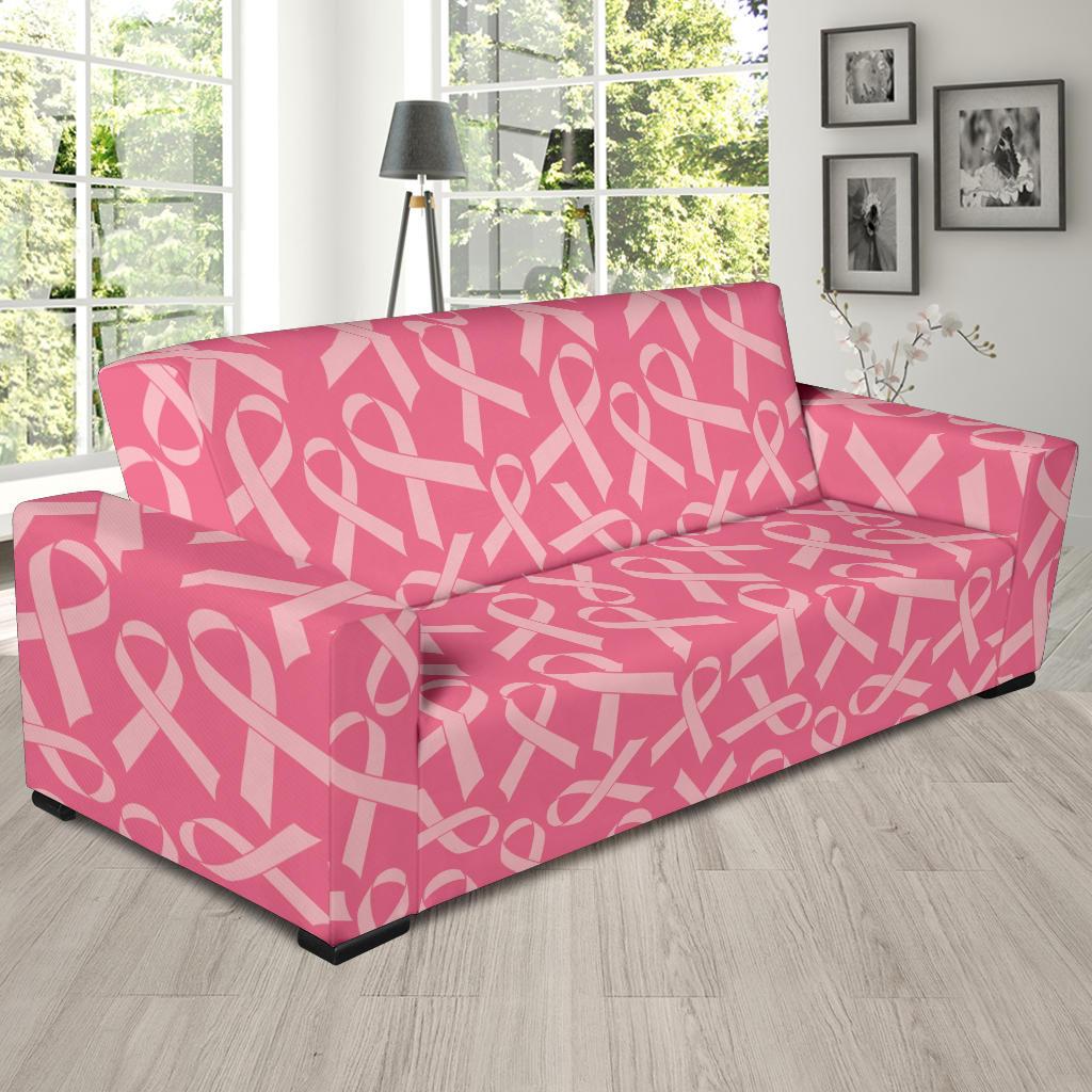 Breast Cancer Awareness Themed Sofa Slipcover-JTAMIGO.COM